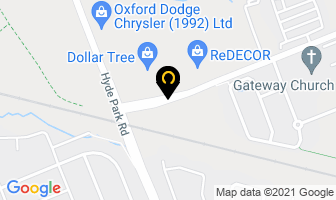 Oakridge Pet Spa in London map