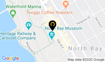 Oaks Salon in North Bay map