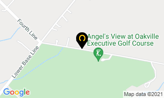 Oakville Executive Golf Courses in Oakville map