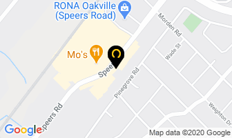 Oakville Sewing Centre in Burlington map