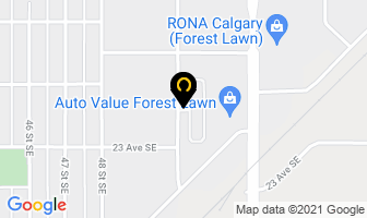 Oasis Mobile Home Park in Calgary map