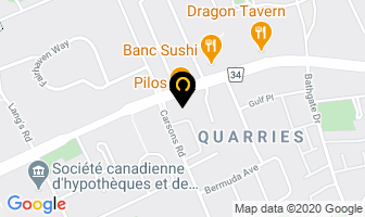 Oasis Unisex Hair Studio in Guelph map