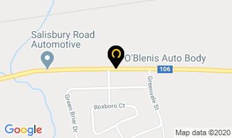 O'blenis Auto Body in New Richmond map