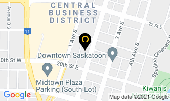 O'brians Event Centre in Saskatoon map