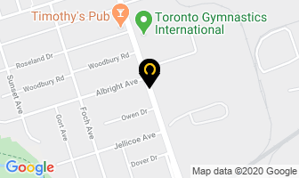 O'brien Sport Toronto in Etobicoke map