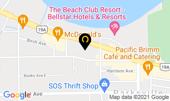 Ocean Terrace Apartments in Nanaimo map