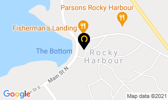 Ocean View Hotel in Rocky Harbour map