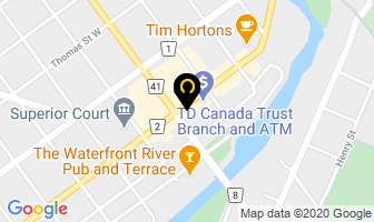 October's Clothing Store in Napanee map
