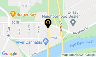 Ocu-Dent Dental Clinic in Red Deer map