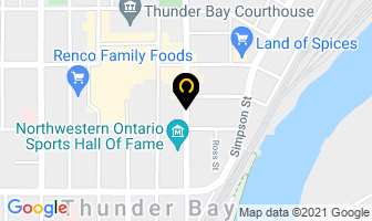 Odd Fellows Temple in Thunder Bay map