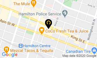 Ohmm Centre in Hamilton map