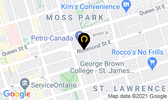 Oip Dance in Toronto map