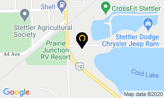 Ok Tire in Stettler map
