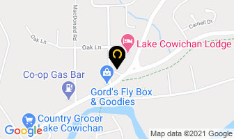 Ok Tire in Lake Cowichan map