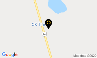 Ok Tire in Hinton map