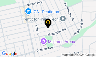 Ok Valley Landscaping &Amp; Maintenance in Penticton map