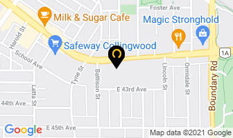 Ok Vapor Kingsway in Vancouver map