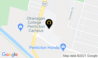 Okanagan College Penticton Campus in Penticton map