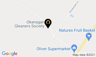 Okanagan Gleaners Society in Oliver map