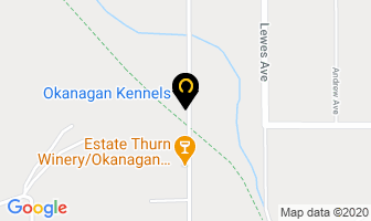 Okanagan Kennels in Summerland map