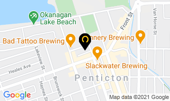 Okanagan Overdoor in Penticton map
