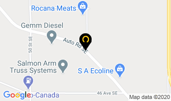 Okanagan Testing Laboratories in Salmon Arm map