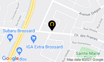 Olab Plus in Brossard map