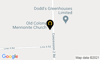 Old Colony Mennonite Church in Saint-Philippe map