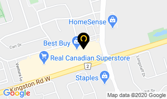 Old Navy in Barrie map