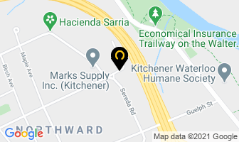 Old Time Stove Company Inc in Kitchener map
