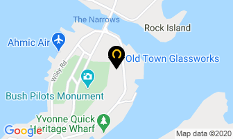 Old Town Glassworks in Yellowknife map
