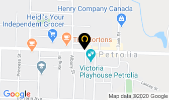 Olde Post Office Gift Shoppe in Petrolia map