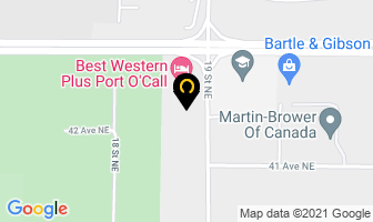 Olde Tyme Baptist Church in Calgary map