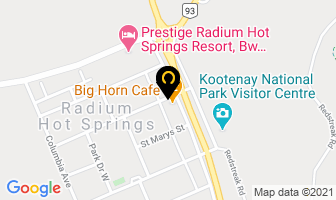 Olde Tyme Candy Shoppe in Radium Hot Springs map