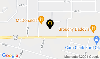 Olds Career High School in Olds map