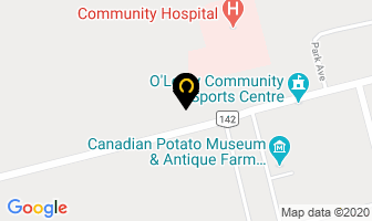 O'leary Health Centre in O'leary map