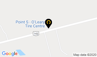 O'leary Tire Centre in O'leary map