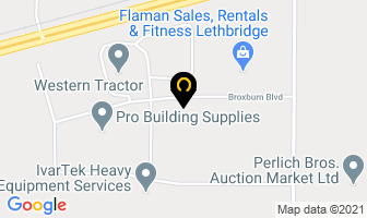 Oliver Irrigation in Lethbridge map