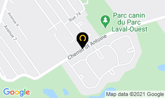Olton Marketing & Communication in Laval map