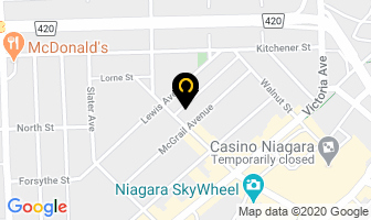 Olympia Motel in Niagara Falls map