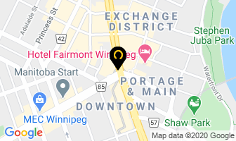 Olympia Trust Company in Winnipeg map