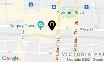 Olympia Trust Foreign Exchange in Calgary map