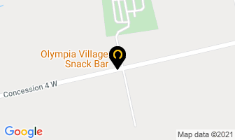 Olympia Village Snack Bar in Hamilton map