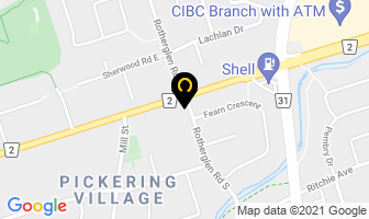 Omar Rug Company in Barrie map