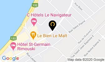 Om&eacute;galpha Inc in Rimouski map