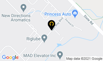 Omega Automation & Lighting in Mississauga map