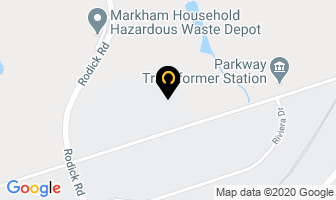 Omega Construction in Markham map