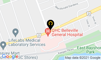 Omega Laser Belleville in Belleville map