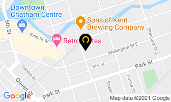 Omega Realty Management in Chatham-Kent map