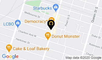 Omega Security Locksmith in Hamilton map